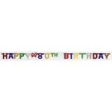 Happy 80th Birthday Jointed 6-Foot Banner