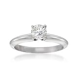 .57ct Certified Diamond Solitaire Engagement Ring In Gold. Size 5.75
