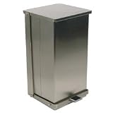 Review Detecto  / Stainless Steel Step-On Garbage Cans: 32-quart