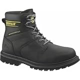 Caterpillar Mens Salvo 6 Inch Black Waterproof Soft Toe Boots # P73504 at Caterpillar