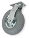 Industrial Grade 1ULH4 Swivel Caster, 8 In, 300 Lb, Pneumatic