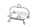 Pfaltzgraff Winterberry Server w Rack