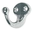 Battalion 1HGL4 Coat and Hat Hook, 1 Hook End, Aluminum