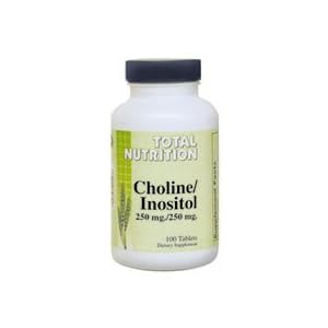 Choline And Inositol Tablets - 100 Tablets by Total Nutrition