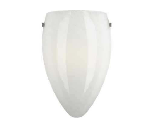 Tla-Fiero Sconce, White, Sn Finish, Inc