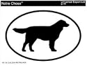 Golden Retriever Oval Bumper Sticker