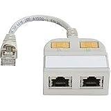 Teleg&auml;rtner Adapter box/Cat. 5e 2xRJ45