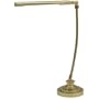 Polished Brass Slim Tube LED Piano Desk Lamp