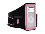 Belkin F8Z153-SGK Sport Armband for iPod nano 1G, 2G 1GB/2GB/4GB/8GB Susan G. Komen Edition Black/Pink
