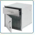 Cal Flame Stainless Steel 18 Inch Door & Drawer Combo