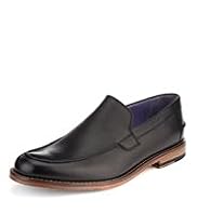 Autograph Leather Layered Sole Loafers