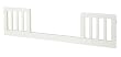 Toddler Guard Rail for Hidden Hardware Cribs (M4801, M4001, M5921) in White Finish By Da Vinci Baby Furniture