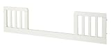 Toddler Guard Rail for Hidden Hardware Cribs (For M4801, M4001, M5921) in Antique White Finish By Da Vinci Baby Furniture