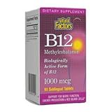 Natural Factors Vitamin B12 Methylcobalamin 1000mcg Tablets, 90-Count