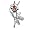 Rose Charm - Sterling Silver