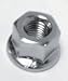 HUB AXLE NUT PYR FRT 5/16x26 FLANGED IMP