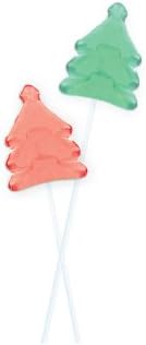 24CT Winter Tree Lollipops - Red & Green