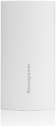 Mountpower 5200mah Portable Backup Battery Charger Power Bank. Equipped with a Flashlight and a 5.3 V 1a USB Output for Charging. Mobile Power Source for Smart Phones and Digital Devices.(white)