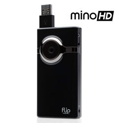 Flip MinoHD Camcorder, 60 Minutes (Black)