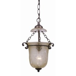 Crystorama Camden 5761-BU Bowl (17H x 10W) 60 watt Pendant in
