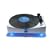 Blue Lighted base Record Deck USB Turntable Converts Vinyl to MP3/PC