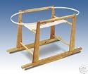 Rocking Moses Basket Stand Oak