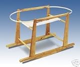 Rocking Wooden Moses Basket Stand - Oak