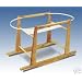 Rocking Moses Basket Stand Oak