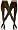 Black/brown