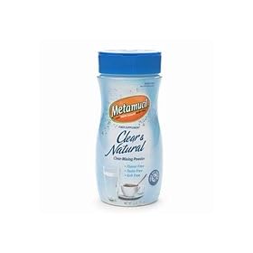 Metamucil Fiber Supplement, Clear & Natural
