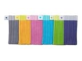 Apple iPod Socks - Pouch for digital player - grey blue purple green orange pink - iPod mini iPod (3G) iPod (4G) iPod nano iPod with video (5G) iPod with colour display iPod (1G) iPod (2G) (pack of 6 )