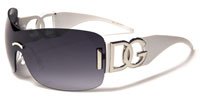 Dg Eyewear White Oversize De Sol