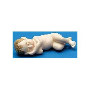 Dollhouse Miniature Sleeping Baby Sam Doll