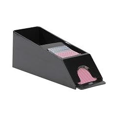 Spielkarten-Schuh Kunststoff Schwarz