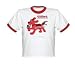 Clifford the Big Red Dog Shirts - Firetruck Clifford Infant/Toddler Ringer T-Shirt