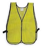 Condor 1YAC8 Safety Vest, Non Reflective, Mesh, Lime