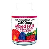 Natural Factors Natural Fruit Chews Vitamin C Tangy Orange