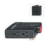 Fellowes Mfg. Co. Products Surge Protector, Wall Mount, 3 Outlet, 540 Joules, Black Sold as 1 EA Travel Surge Protector offers three outlets, a folding plug and small night light. Mount surge protector to a wall. U.L. and cUL approved. 21iIUIfp7FL. SL160 Fellowes Mfg. Co. Products Surge Protector, Wall Mount, 3 Outlet, 540 Joules, Black Sold as 1 EA Travel Surge Protector offers three outlets, a folding plug and small night light. Mount surge protector to a wall. U.L. and cUL approved.