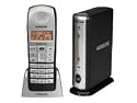 AUDIOLINE EURO 300 S Schnurloses SkypeTM - Telefon im DECT Standard, alphanummerisches Dot-Matrix-Display, Telefonbuch mit 50 Speicherplätzen, Skype-Funktionen