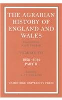 Image of The Agrarian History of England and Wales 2 Volume Set: Volume 7, 1850-1914