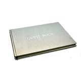 Silver Coloured Wedding Guest Book