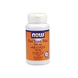 Now Foods Red Rice Yeast  CoQ10, 60 caps( Four Pack)