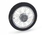 Produkt-Bild: Komplettrad - Tuning 16``, vorn in Chrom + Reifen Vee Rubber 094