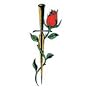 Rose & Thorn Temporary Tattoo