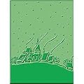 Cuttlebug A2 Embossing Folder: Winter House
