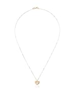 GOLD & DIAMONDS Conjunto de cadena y colgante Cuore plata de ley 925 milésimas