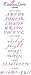 Sizzlits Alphabet Die Set: Endless Love