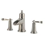  : Price Pfister 049-YW1K Ashfield Two-Handle Widespread Lavatory Trough Faucet with Pop-Up, Satin Nickel