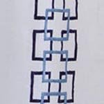 Company C In Link Drapery (50x84, Ultramarine)