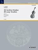Produkt-Bild: 40 leichte Et&uuml;den: in der ersten Lage. op. 70. Violoncello. (Edition Schott)